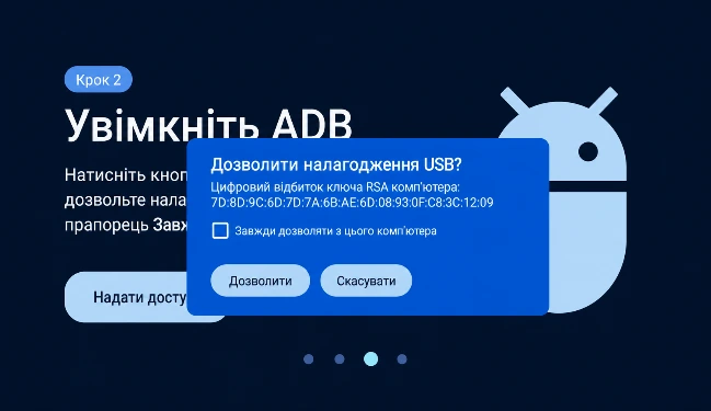 W oknie debugowania USB zaznacz Zawsze zezwalaj z tego komputera i wybierz Zezwól.
